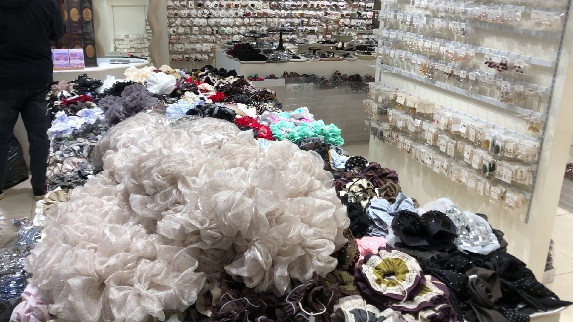 星芒点缀发圈 轻盈网纱 大号发饰缩略图 1