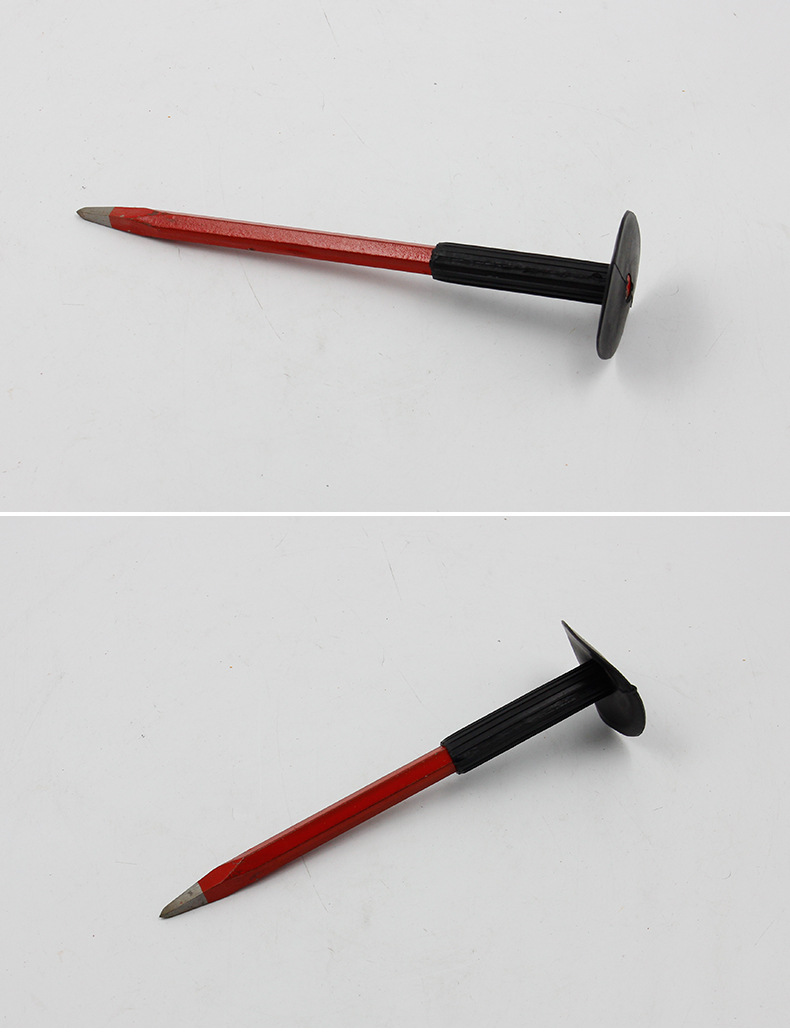 8黑色胶柄石工凿_05