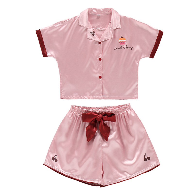 睡衣短袖套装夏新款休闲家居服两件套潮详情4