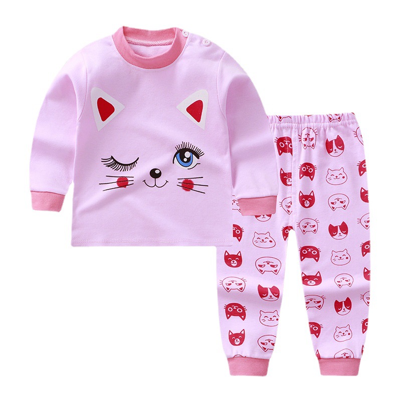 儿童内衣套装纯棉新款男童女秋冬睡衣宝宝秋衣秋裤家居服童装详情5