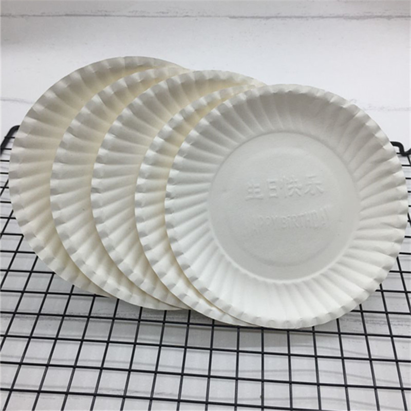 蛋糕餐具盘塑料一次性碟套装生日蛋糕纸盘甜品盘一次性长方形蛋糕纸盘详情1