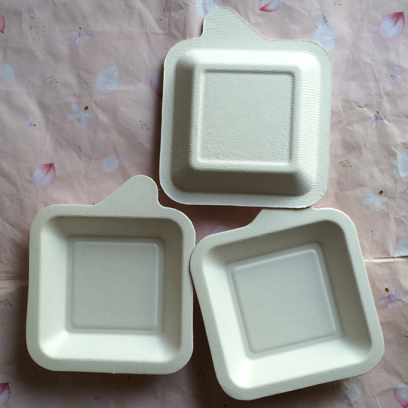 蛋糕餐具盘塑料一次性碟套装生日蛋糕纸盘甜品盘一次性长方形蛋糕纸盘详情3