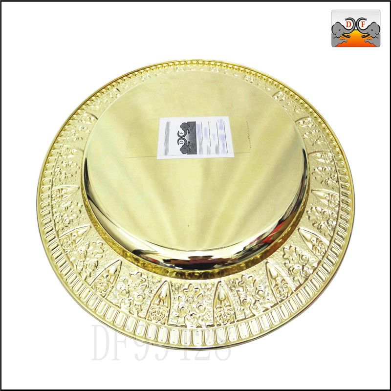 DF99428 意兰盘 圆形盘 不锈钢盘 厨房酒店用品 DF TRADING HOUSE详情2