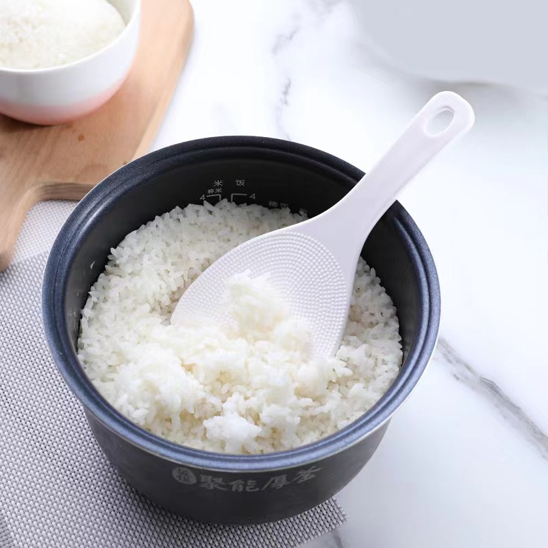 简约格调家用塑料饭勺 新款厨房不粘米饭勺  家用盛饭电饭煲饭勺详情4