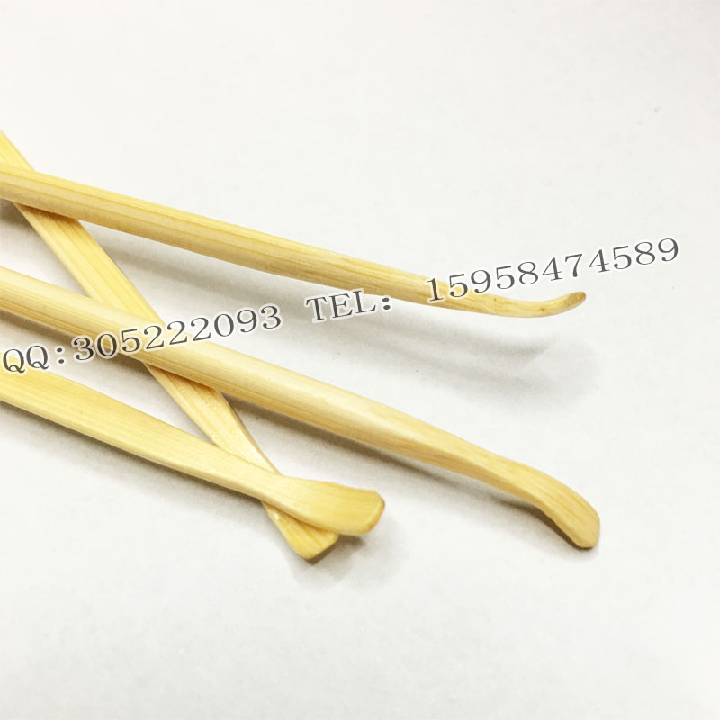 批发竹制耳挖勺 可爱卡通娃娃头掏耳器便携详情3
