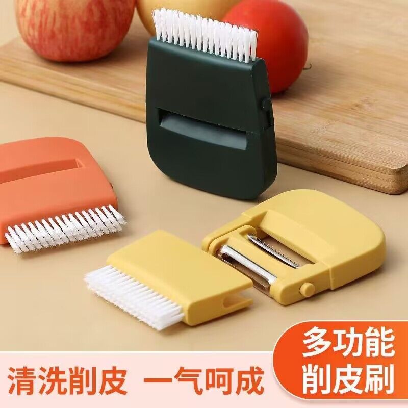 三合一削皮器，清洁刷，刨丝器671详情1