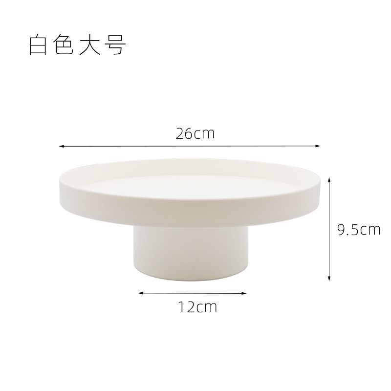 EpeiusHome北欧ins风高脚托盘果盘简约家居现代糕点婚礼黑色果盘详情6