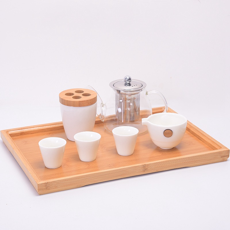 楠竹托盘竹制直角托盘茶水盘家用竹木盘子餐厅快餐盘水果托盘详情11