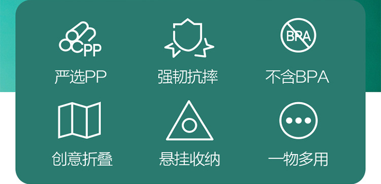 折叠脸盆 带挂钩圆形壁挂式伸缩洗脸盆塑料洗衣盆婴儿洗漱 洗脚盆详情36