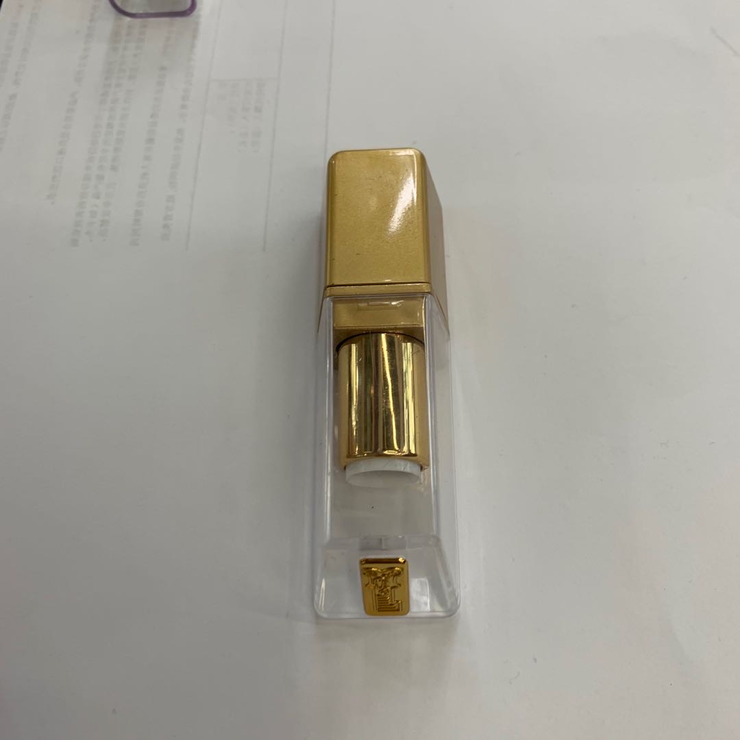 金色梯形口红包装管包装盒半透明中高档平价多用..详情1