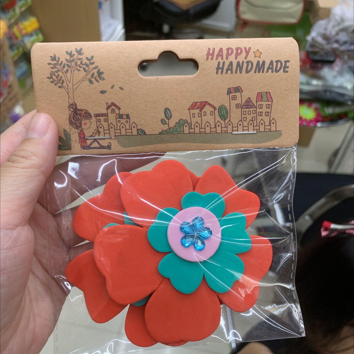 EVA幼儿园墙贴五瓣花款详情1