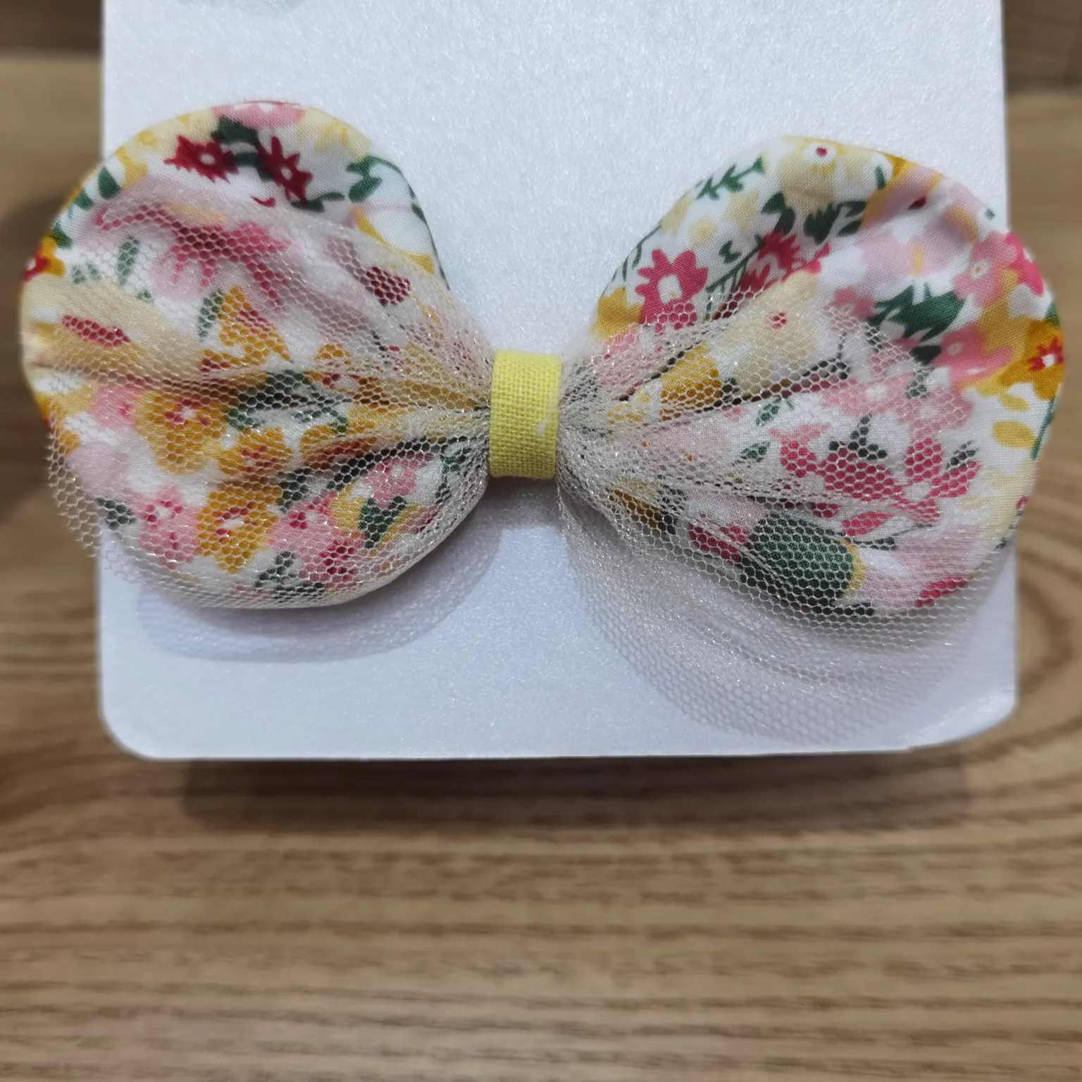 小碎花棉布花布领结003-绿色详情1