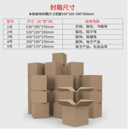 6050上下驱动封箱机,胶带自动纸箱封箱机详情2