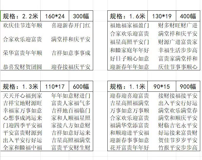 过年啦词句2