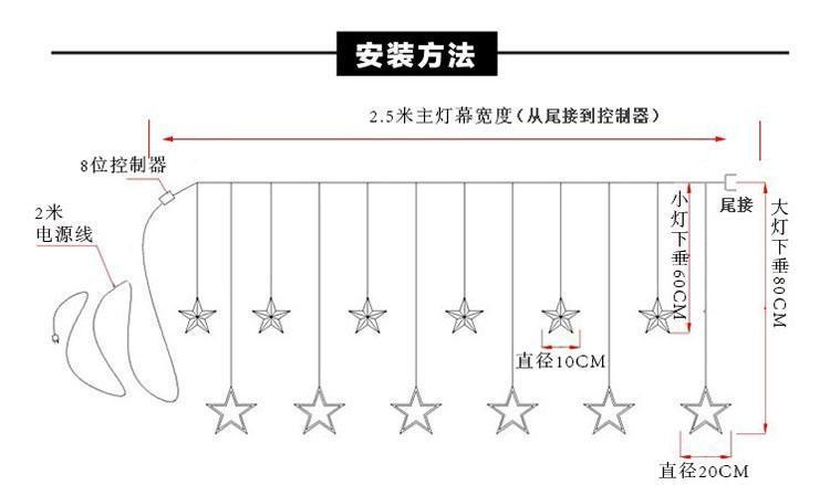 窗帘灯