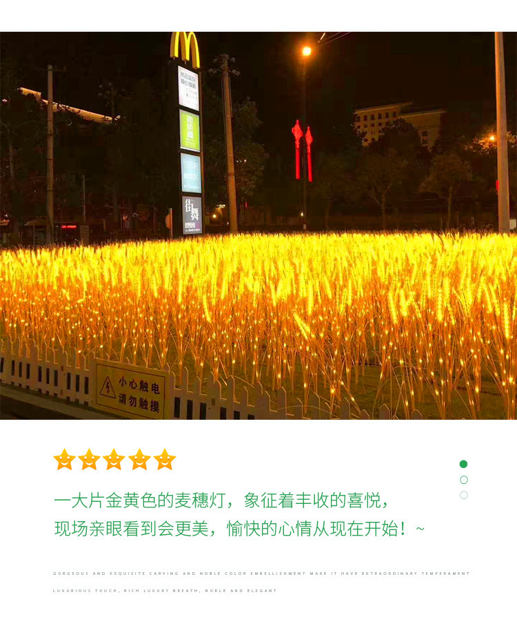 太阳能麦穗灯
