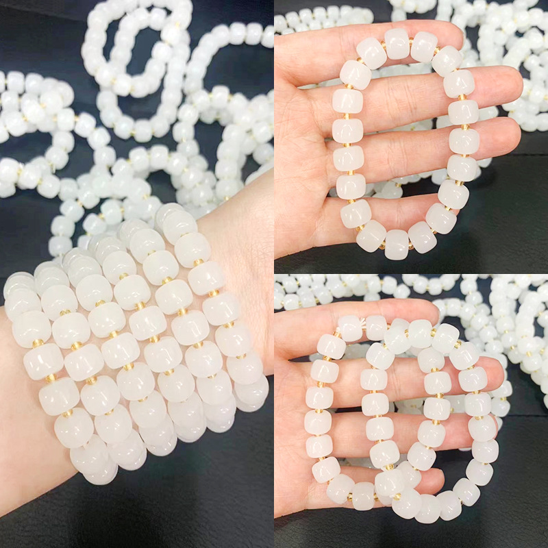白玉手链标1