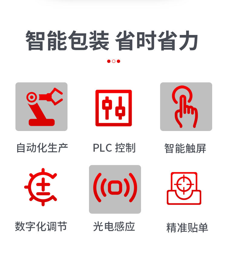 快递贴单机电商爆款全自动封箱打包机邮政物流纸箱平面贴标机详情6