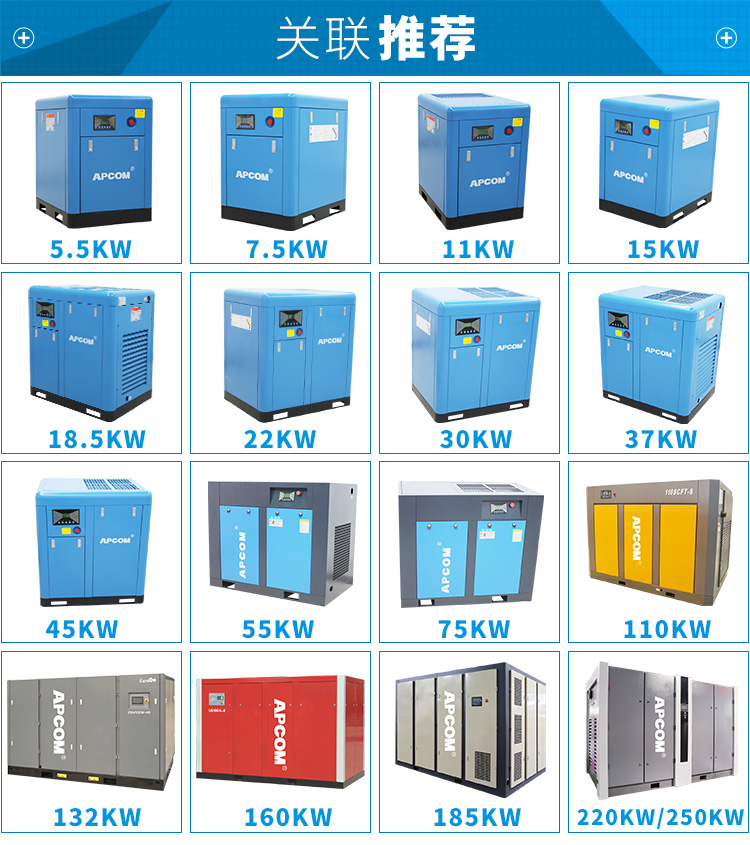 欧佩克75kw工频螺杆空压机 100hp节能省电一体式空气压缩机SD75详情10
