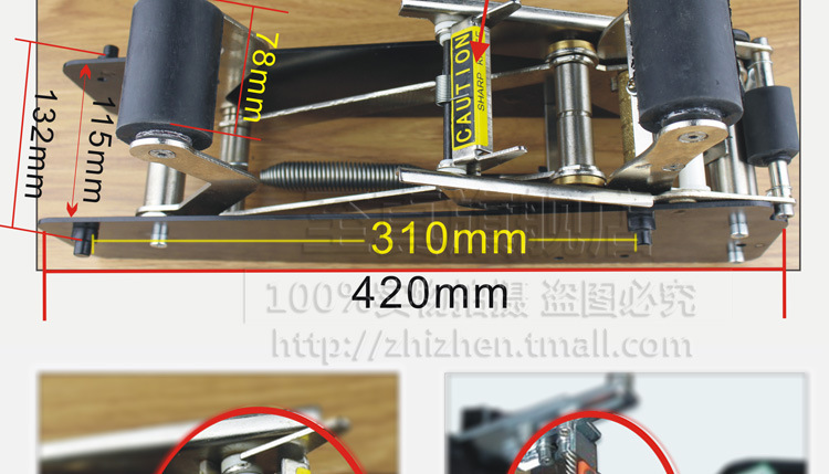 封箱机机头自动封箱机机芯封箱机配件透明胶带打包机头胶带封箱机详情6