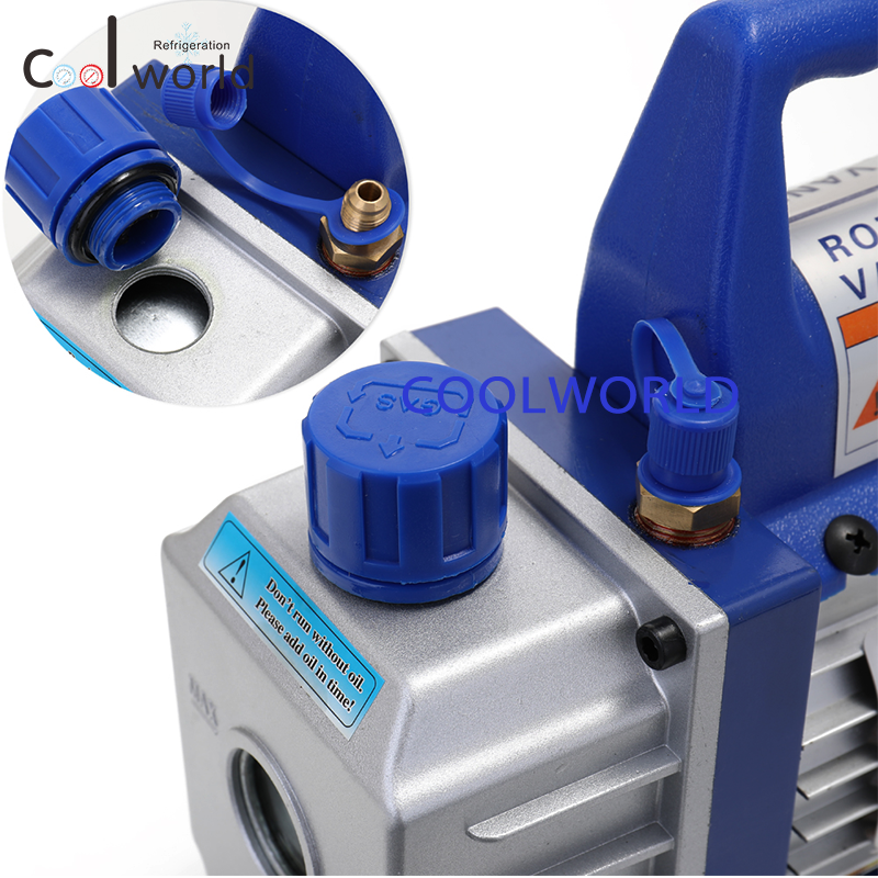 RS-1 单级旋片真空泵 制冷维修 汽车工业真空泵 220V 1/4HP 2.5CFM详情4