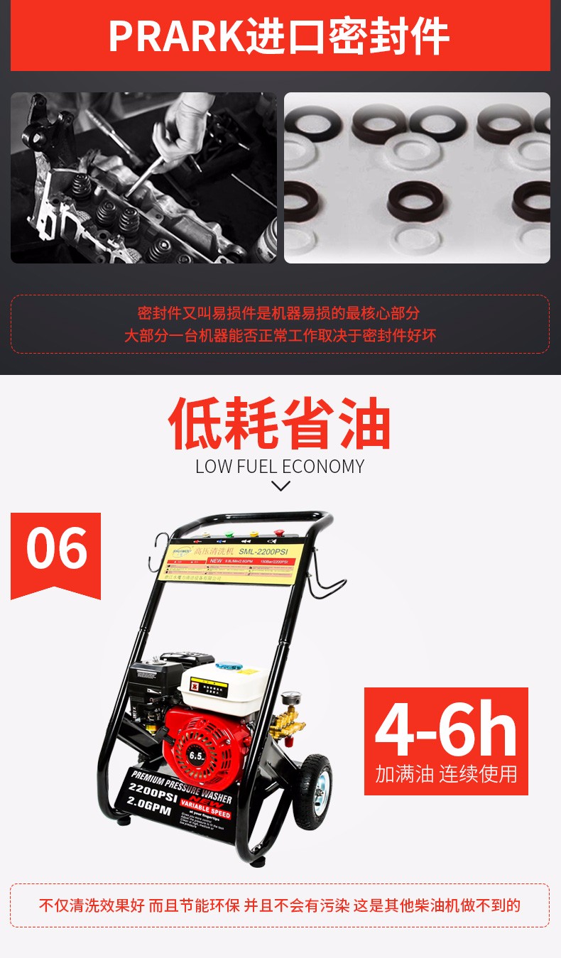 工业用清洗机 洗地机 柴油机汽油机详情14