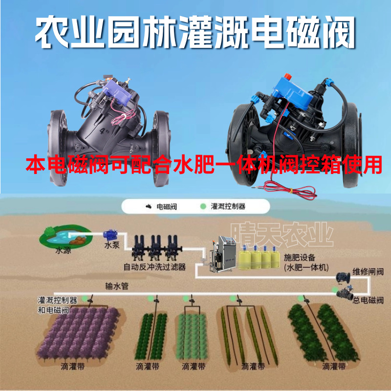 农用电磁阀减压阀AC/DC脉冲直流农业灌溉用12- 24v农业灌溉减压阀详情11