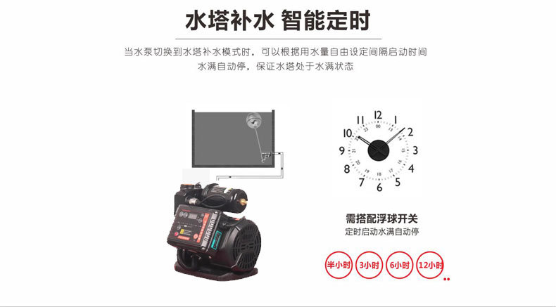 进化永磁变频自吸泵 抽水增压泵 家用全自动恒压智能自来水泵详情9