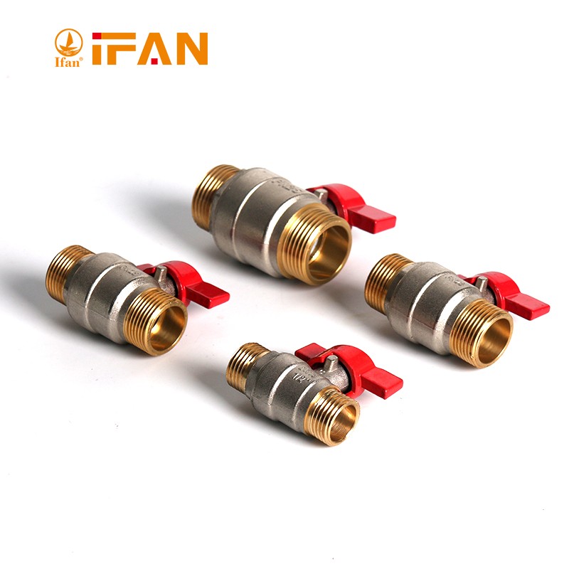IFAN 工厂制造 81068 外丝球阀 1/2MM-B 铜阀门 水控铜球阀详情13