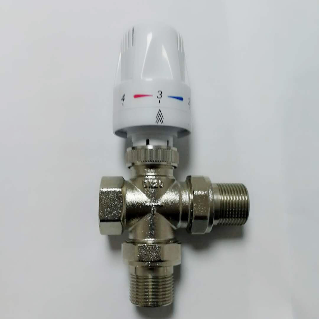 恒温阀立式三通散热器恒温控制阀热水冷水阻断阀门温控阀厂家详情2