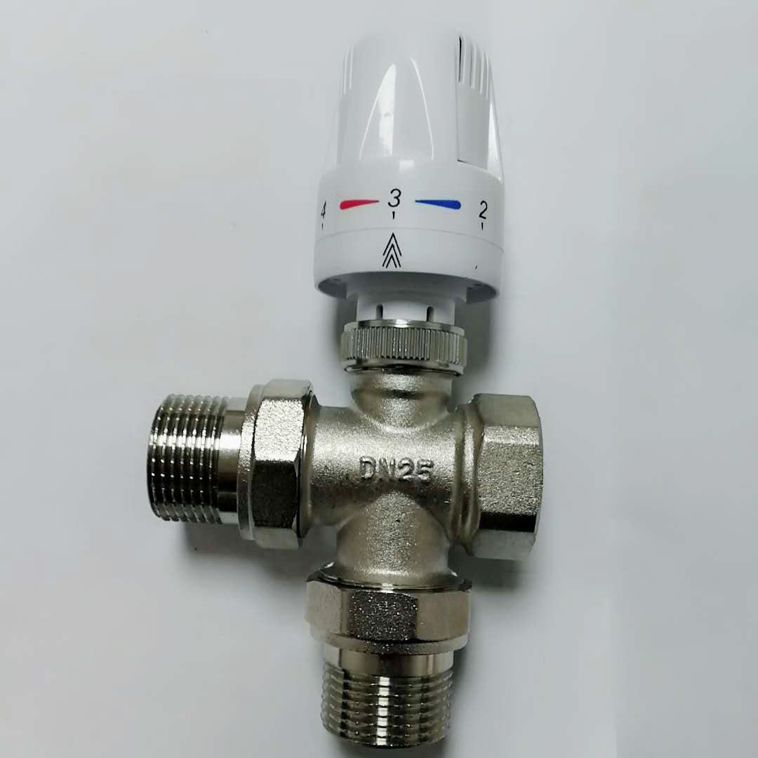 恒温阀立式三通散热器恒温控制阀热水冷水阻断阀门温控阀厂家详情4