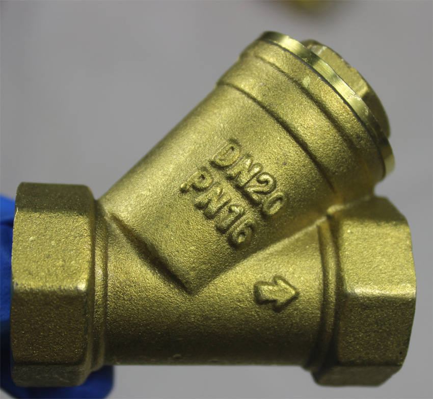 黄铜 Y形过滤器  铜过滤器 铜质过滤器 不锈网过滤网水泵中央空调详情2