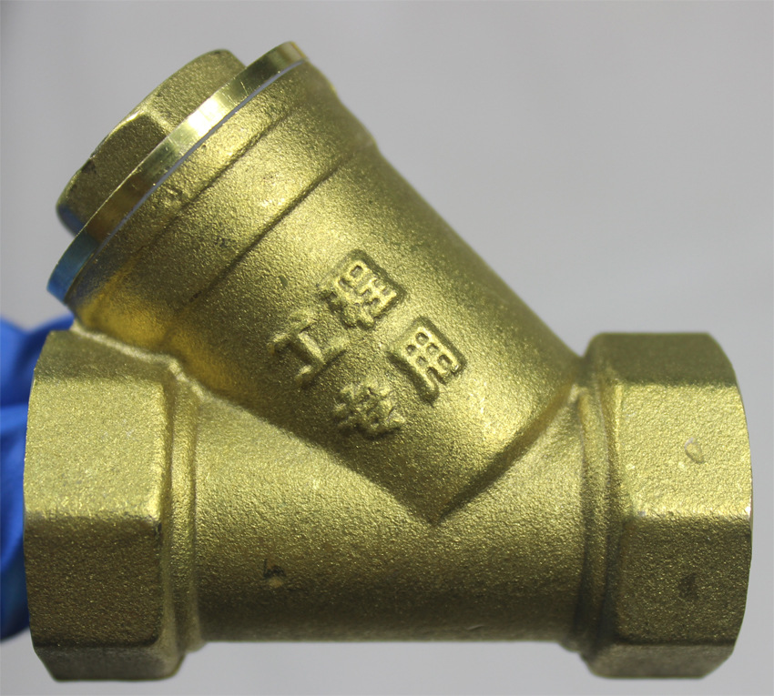 黄铜 Y形过滤器  铜过滤器 铜质过滤器 不锈网过滤网水泵中央空调详情3