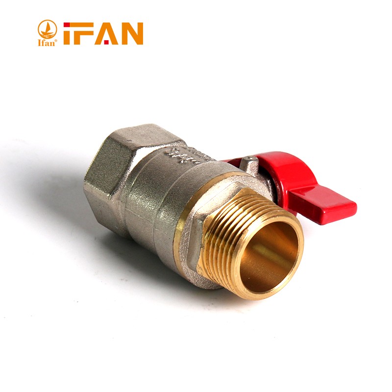 IFAN 铜球阀 二片式两片内螺纹 内丝扣自来水管开关 4分6分1寸 3/4 FM-B 阀门 详情12