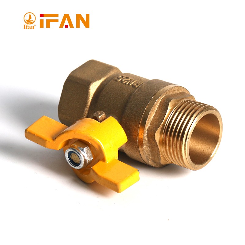 IFAN 铜球阀 二片式两片内螺纹 内丝扣自来水管开关 4分6分1寸 3/4 FM-B 阀门 详情17