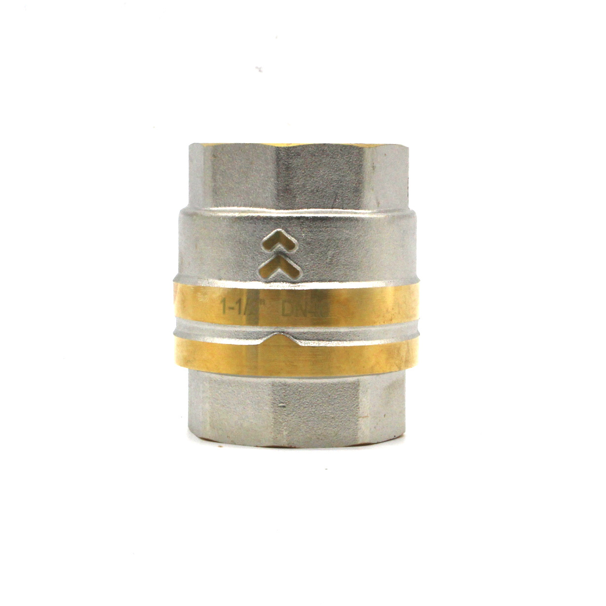 黄铜立式止回阀 NPT内螺纹直通式单向逆止  Brass Check Valve详情3
