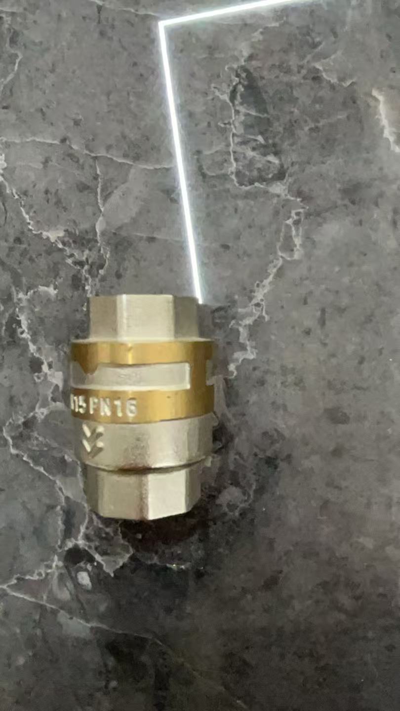 黄铜立式止回阀 NPT内螺纹直通式单向逆止  Brass Check Valve详情1