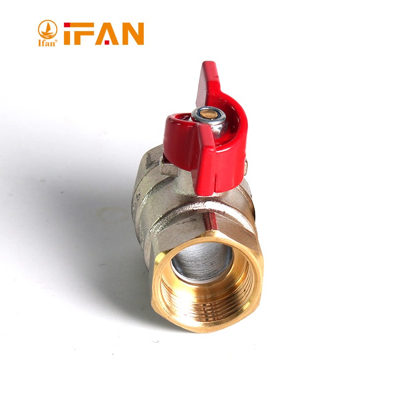 IFAN 铜阀门 4分内螺纹自来水开关 内牙加厚电镀 黄铜6分2寸 内丝黄铜球阀详情14