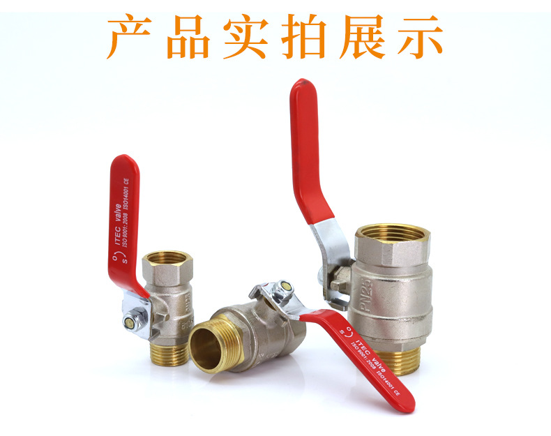 IFAN 热销 铜球阀 蝶柄球阀 1/2 FF-B 81068 铜阀门 外贸专供详情6
