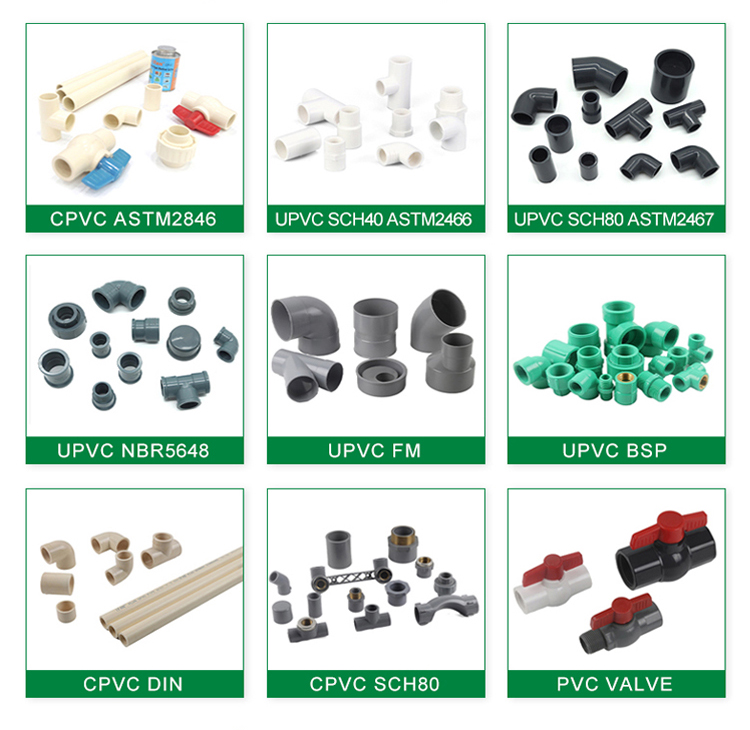 IFAN CPVC Ball Valve ASTM 2846 Plumbing PVC Pipe Fittings详情3