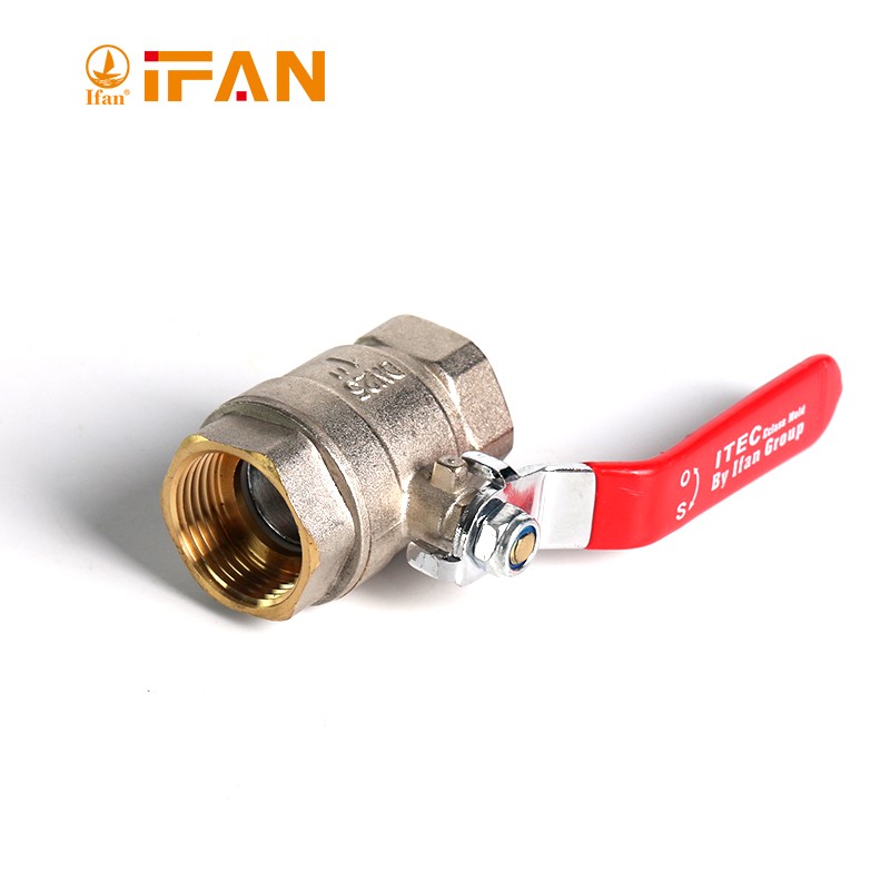 IFAN 铜球阀 DN15 内外螺纹 加厚重型 电镀铜体 铁芯 球阀 4分6分 内外丝铜阀门详情13