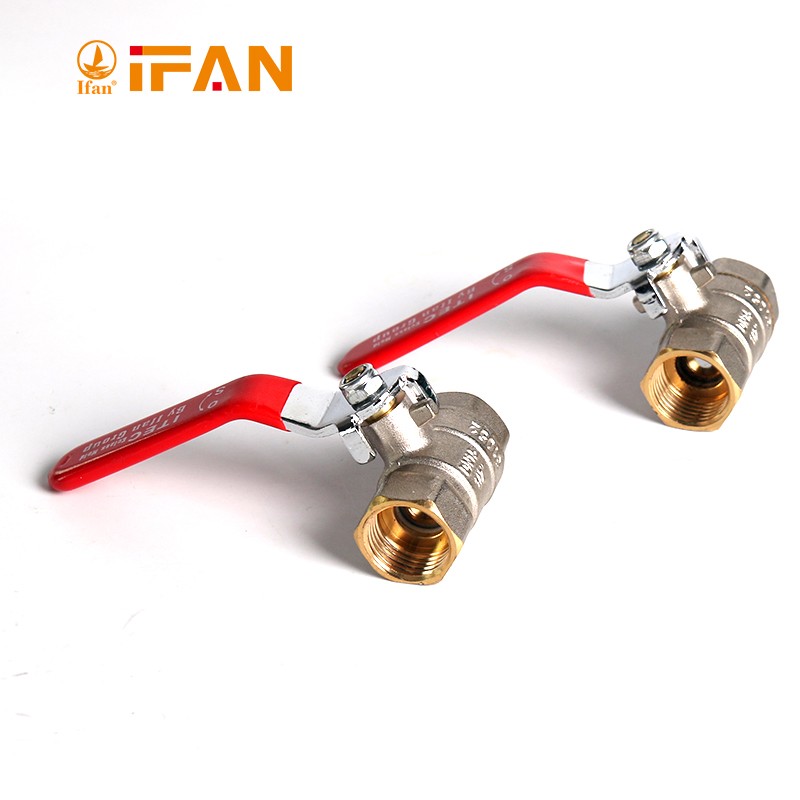 IFAN 铜球阀 DN15 内外螺纹 加厚重型 电镀铜体 铁芯 球阀 4分6分 内外丝铜阀门详情16