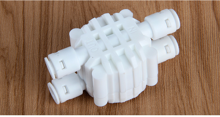 快接四面阀四面接1/4分管四通快接球阀纯水机RO机配件Four-side valve.Со всех сторон.详情9