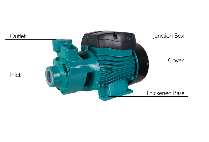 QB70 0.55kw 0.75hp domestic garden electric Clean water pump详情2