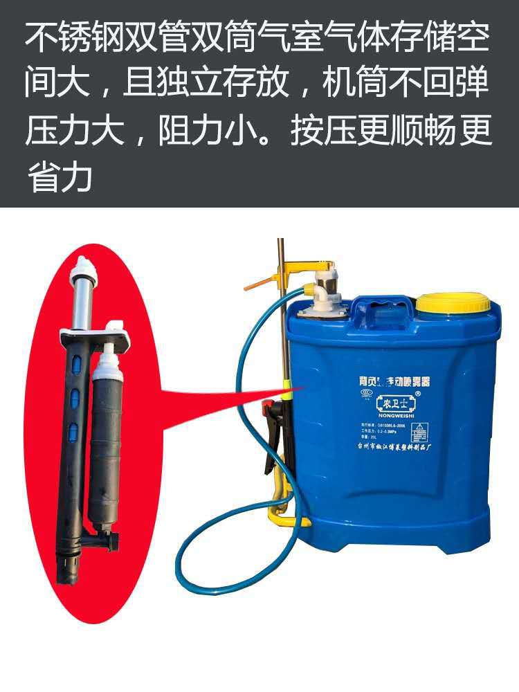 手压式打农药农用手压打农药机背负式电动防疫消毒喷壶手动喷雾器详情5