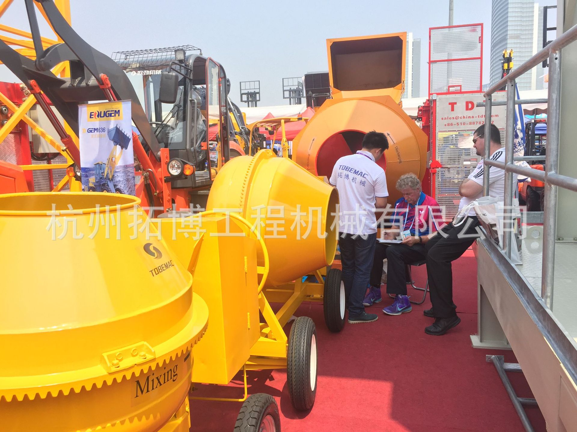 混凝土搅拌机 手推式小型搅拌机 工地滚筒式砂浆混凝土200搅拌机详情28