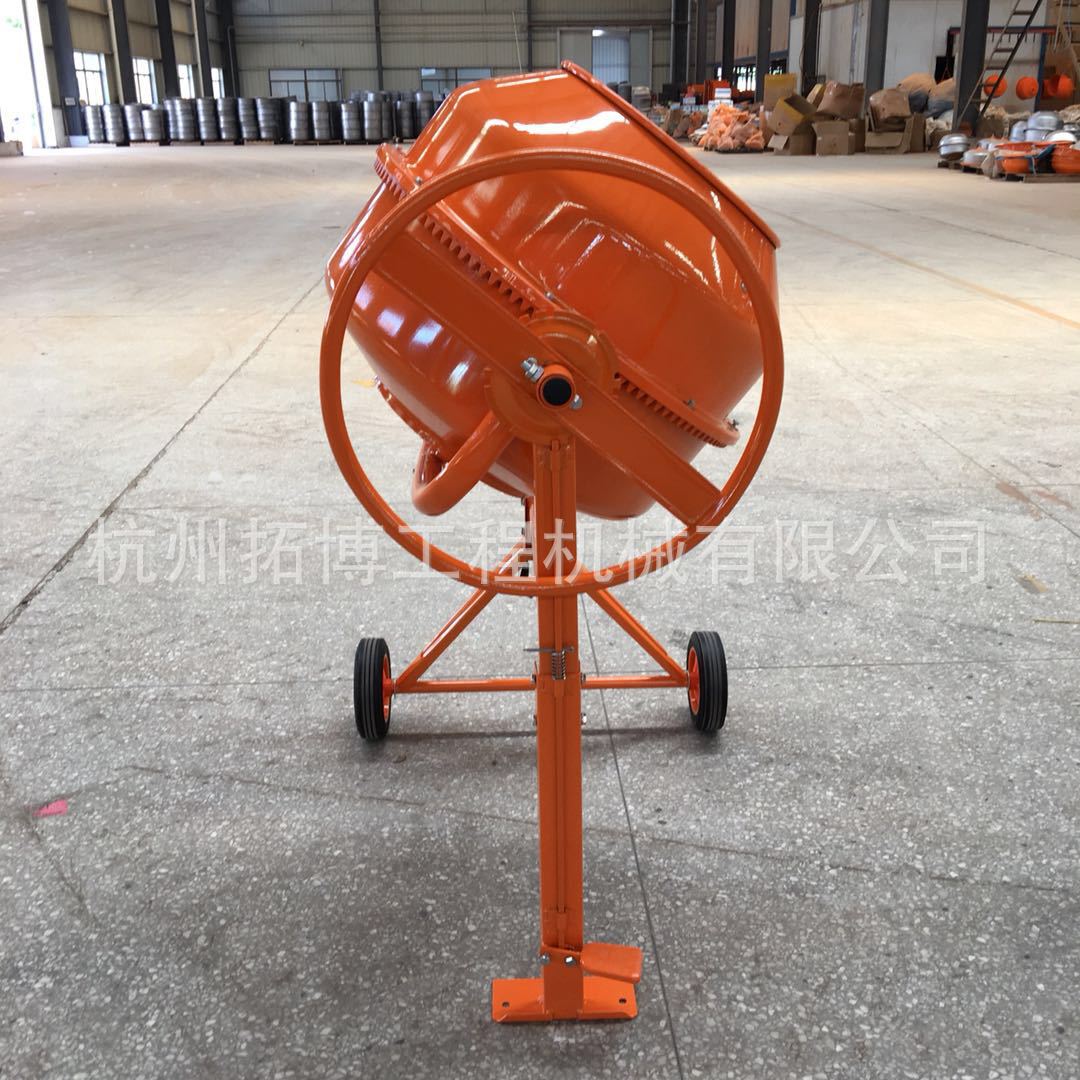 混凝土搅拌机 手推式小型搅拌机 工地滚筒式砂浆混凝土200搅拌机详情8