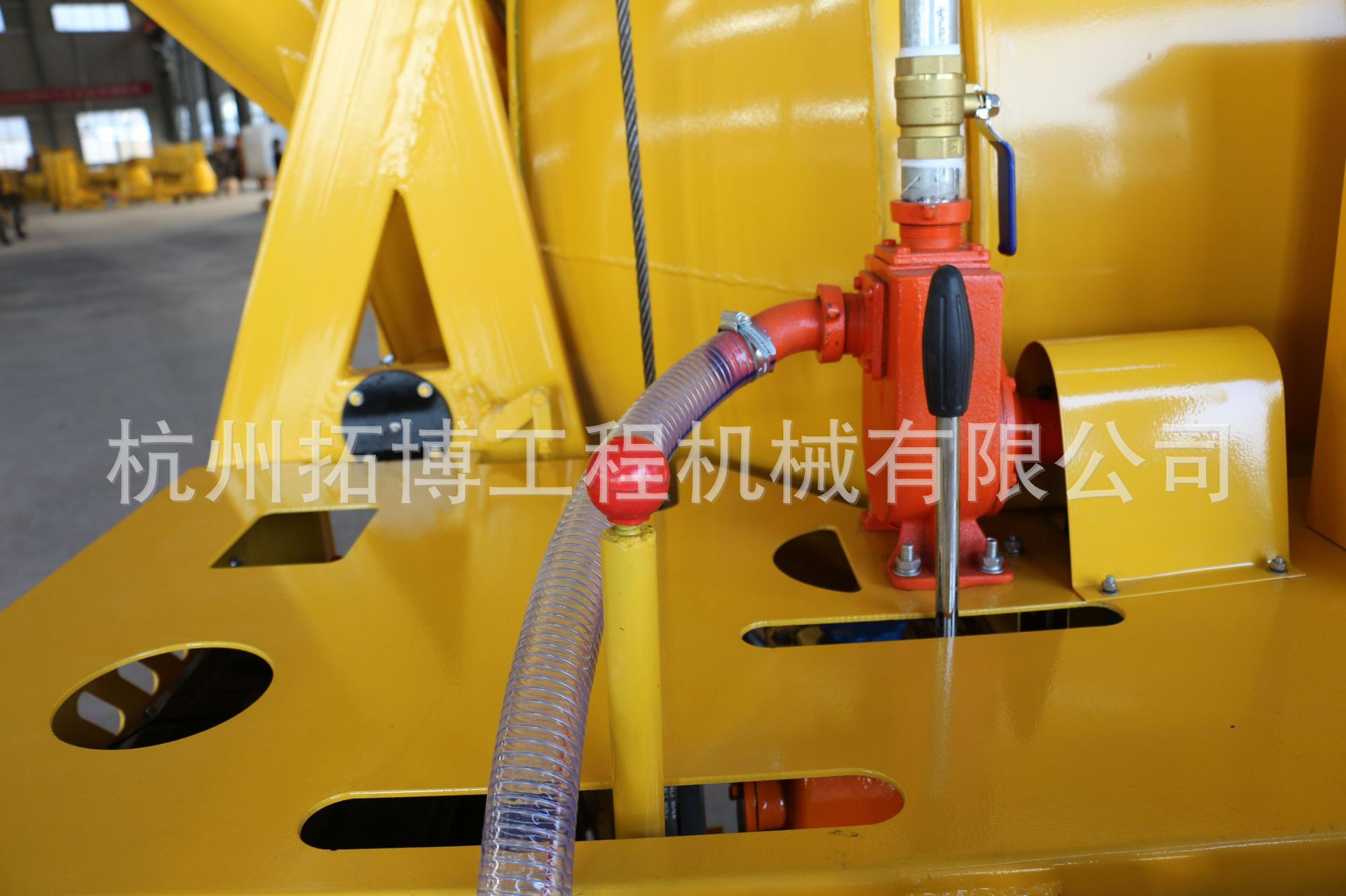 Diesel动力钢丝绳提升800升混凝土搅拌机 中型液压翻斗混凝土搅拌机详情10