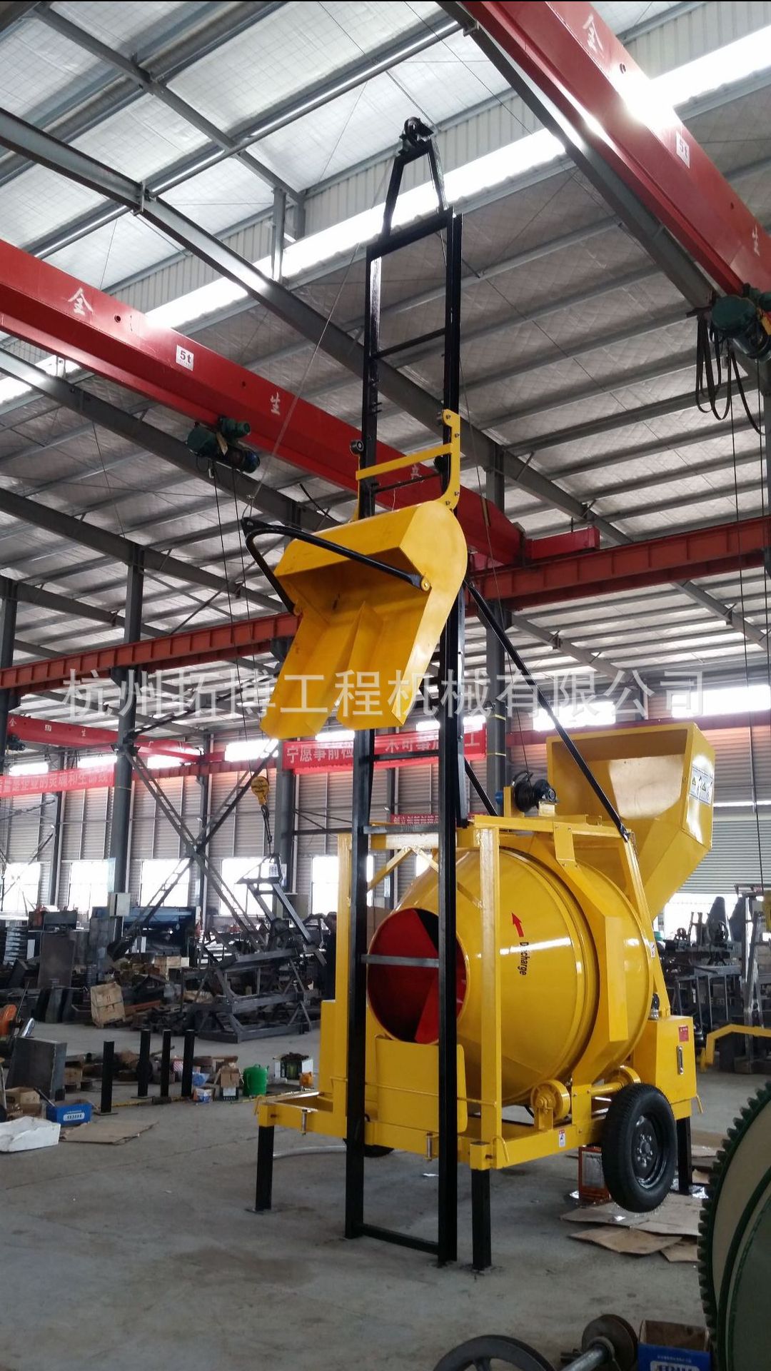 厂家直销 JZC350液压电动升降混凝土搅拌机 倒转滚筒设计 高效混凝土机械设备详情6