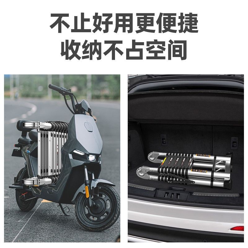 伸缩梯梯子铝合金直梯加厚升降家用折叠工程楼梯竹节梯便携工程梯详情6